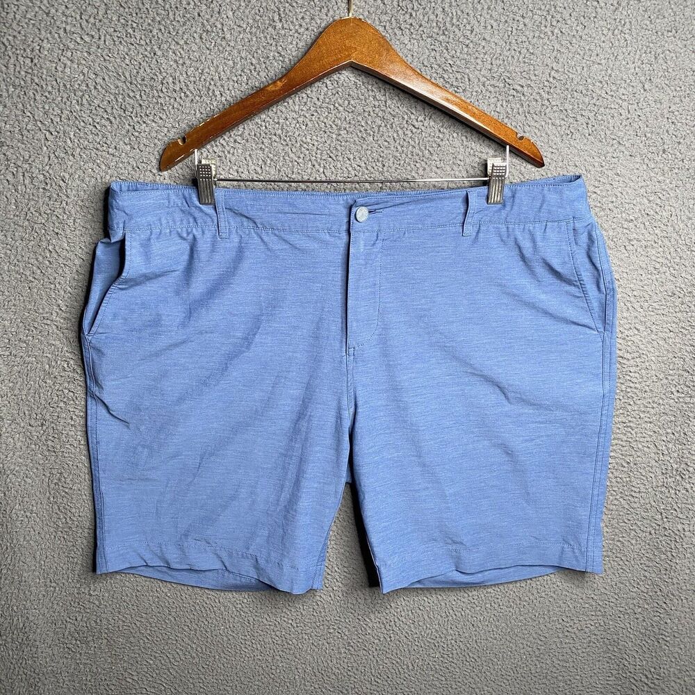 FAHERTY Huckberry All Day Short Men's Size 42 Blue 9 Inch Inseam Stretch Pockets